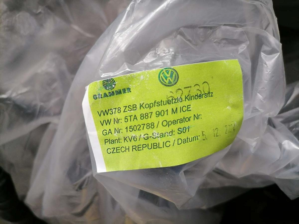 VW Touran 2 original Kopfst&uuml;tze Schlafkopfst&uuml;tze Nackenst&uuml;tze Bj.2023